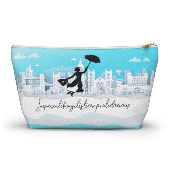 Mary Poppins Cosmetic Bag| mary poppins gifts| mary poppins wallet|| mary poppins fanny pack|Mary Poppins Makeup.
