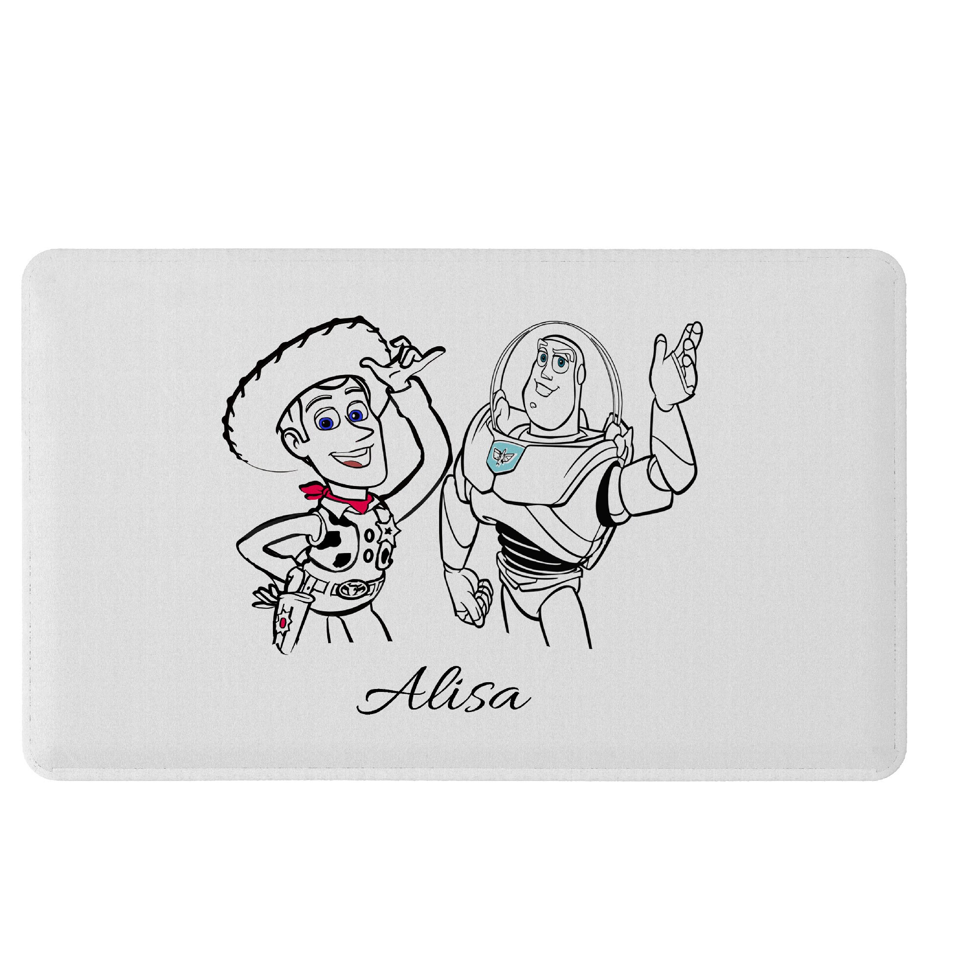 Toy Story Bath Mat |toy Story Bathroom Decor| Toy Story Rug| Woody and ...