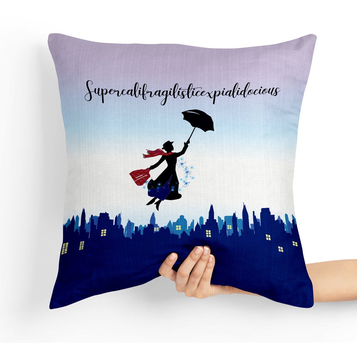 Pillow Case Mary Poppins mary Poppins Gifts pillow Covers 26X26 holiday