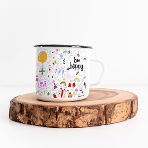 Enamel mug party| mashmellow enamel mug| fun enamel mug sets |Enamel Mug Christmas| Enamel mug for gift |enamel mug camping.