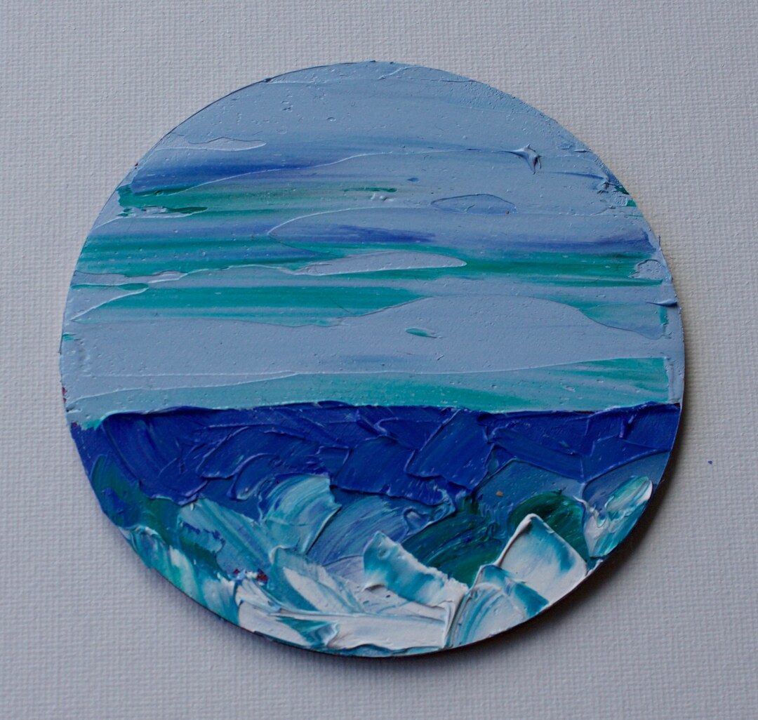 Fridge Art, Mini Art Etsy