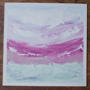 Seascape painting, Impasto art