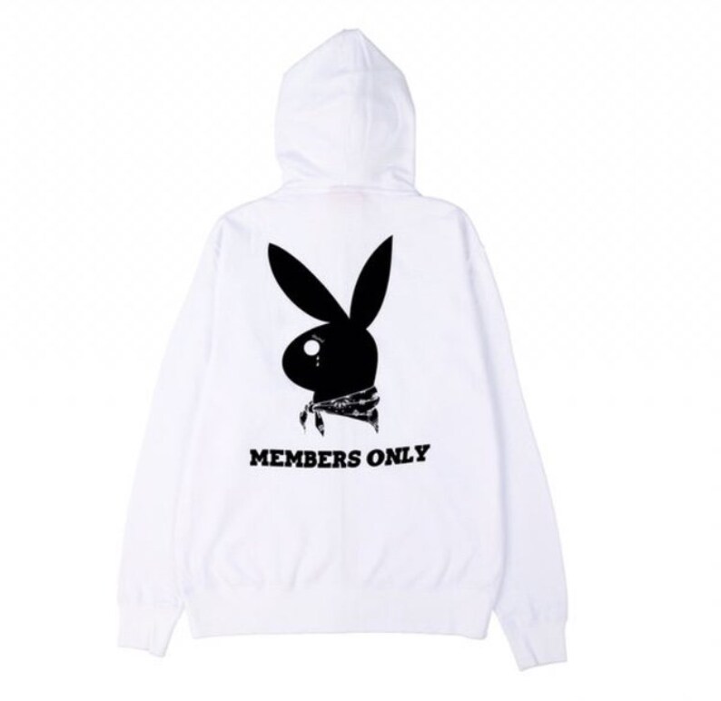 YG 4Hunnid Playboy Bunny Zip up Hoodie | Etsy