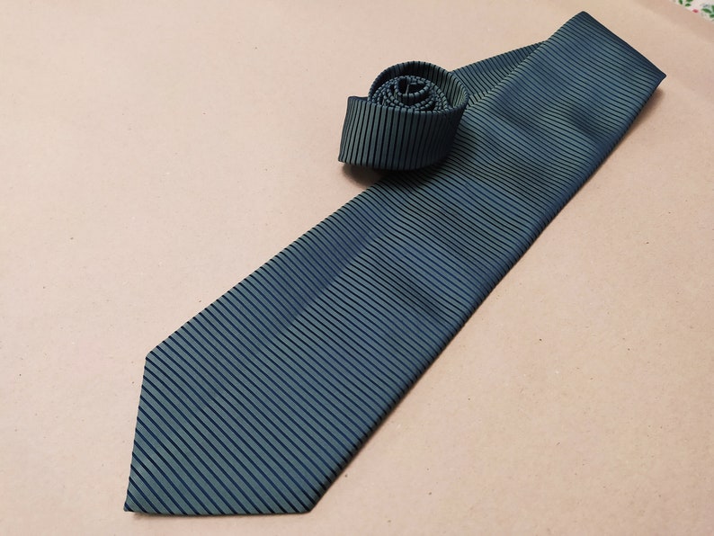 BURTON Brand necktie Striped Tie Gray Blue Geometric print | Etsy