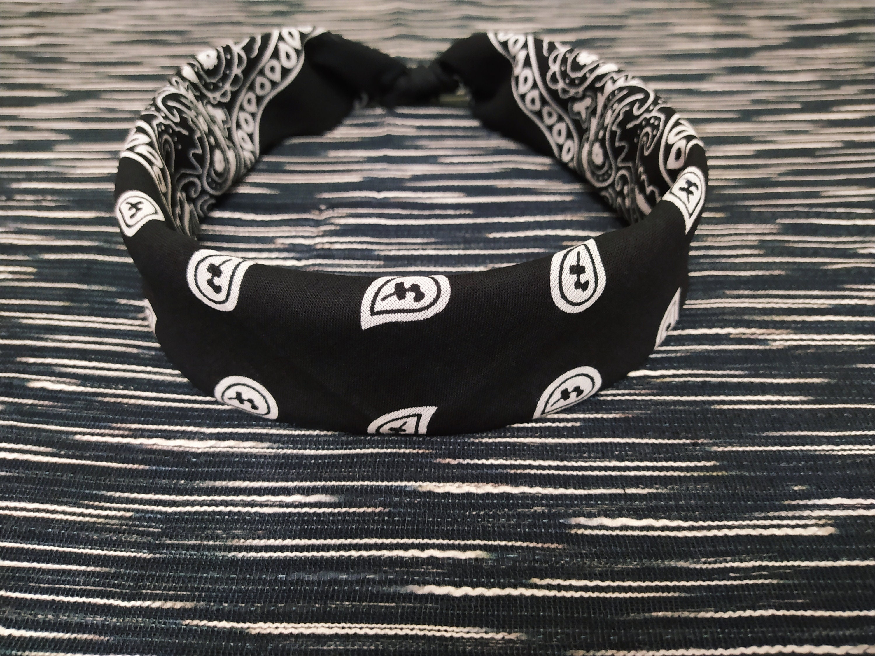 bandana weiß schwarz