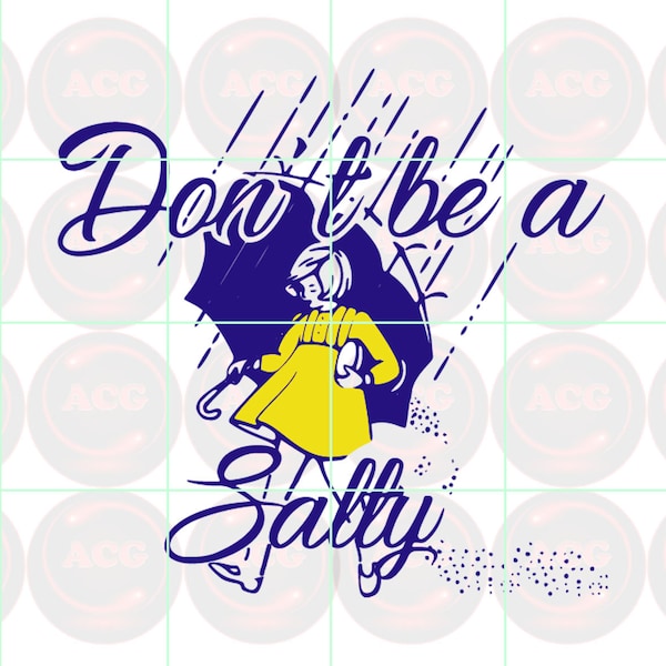 Dont Be a Salty Svg - Etsy