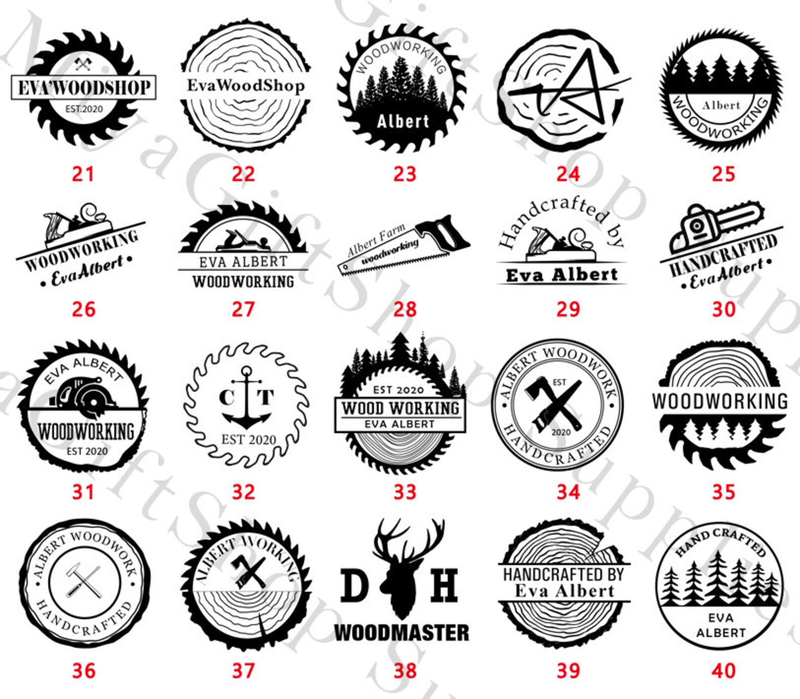 Personalisiertes Branding Eisen - Holz Brandstempel Mit Individuellem Logo