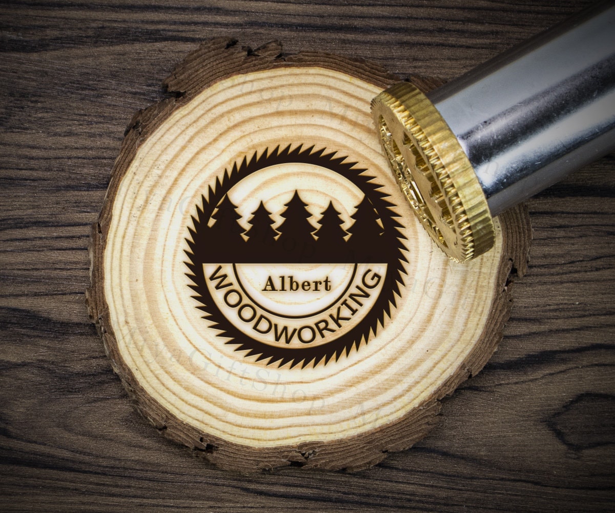 Custom branding iron for woodworkers / Custom wood burning | Etsy
