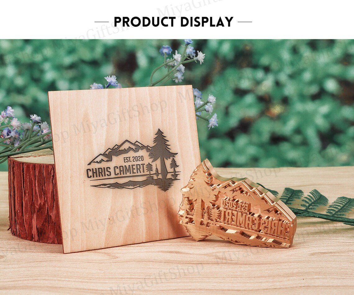 Custom Wood Burning Stampcustom Your Logo Branding Etsy