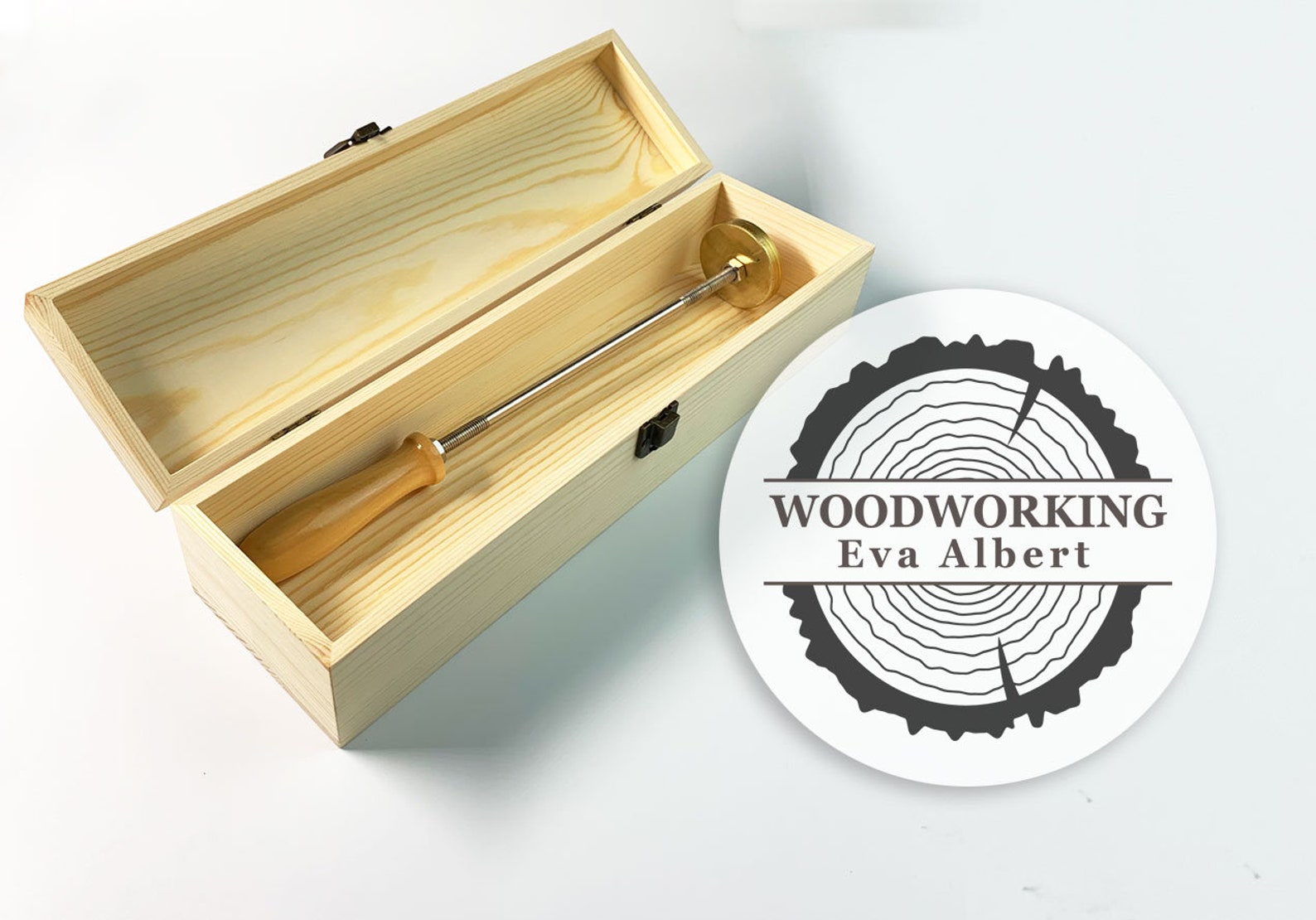 Custom Wood Burning Stampcustom Your Logo Branding Etsy