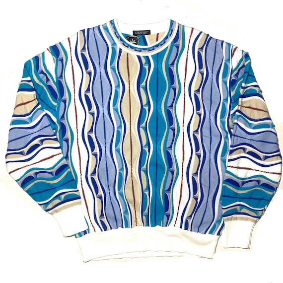 Chovert coogi biggie style colorful blue / beige m