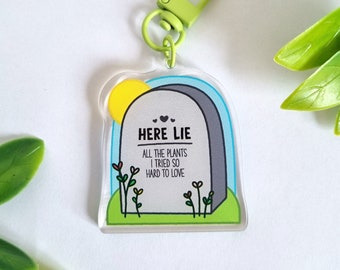 Plant Killer | Acrylic Keyring Keychain