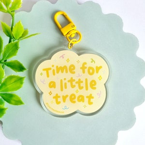 Time For A Little Treat | Acrylic Keyring Keychain Cute Bag Charm