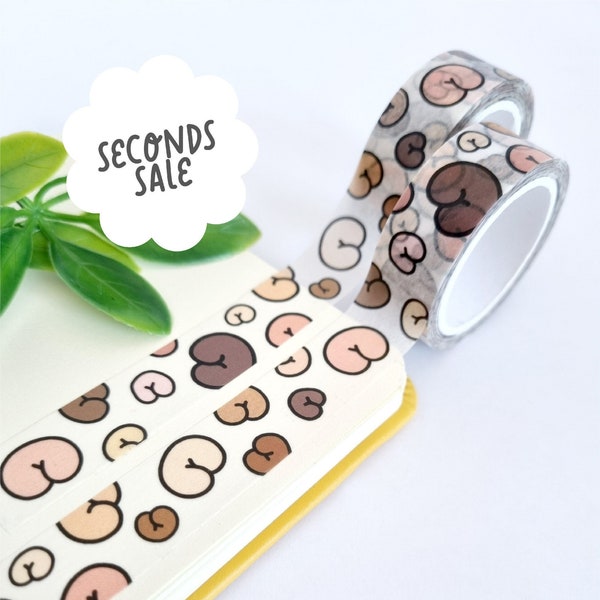 SECONDS - Butts | Washi Tape