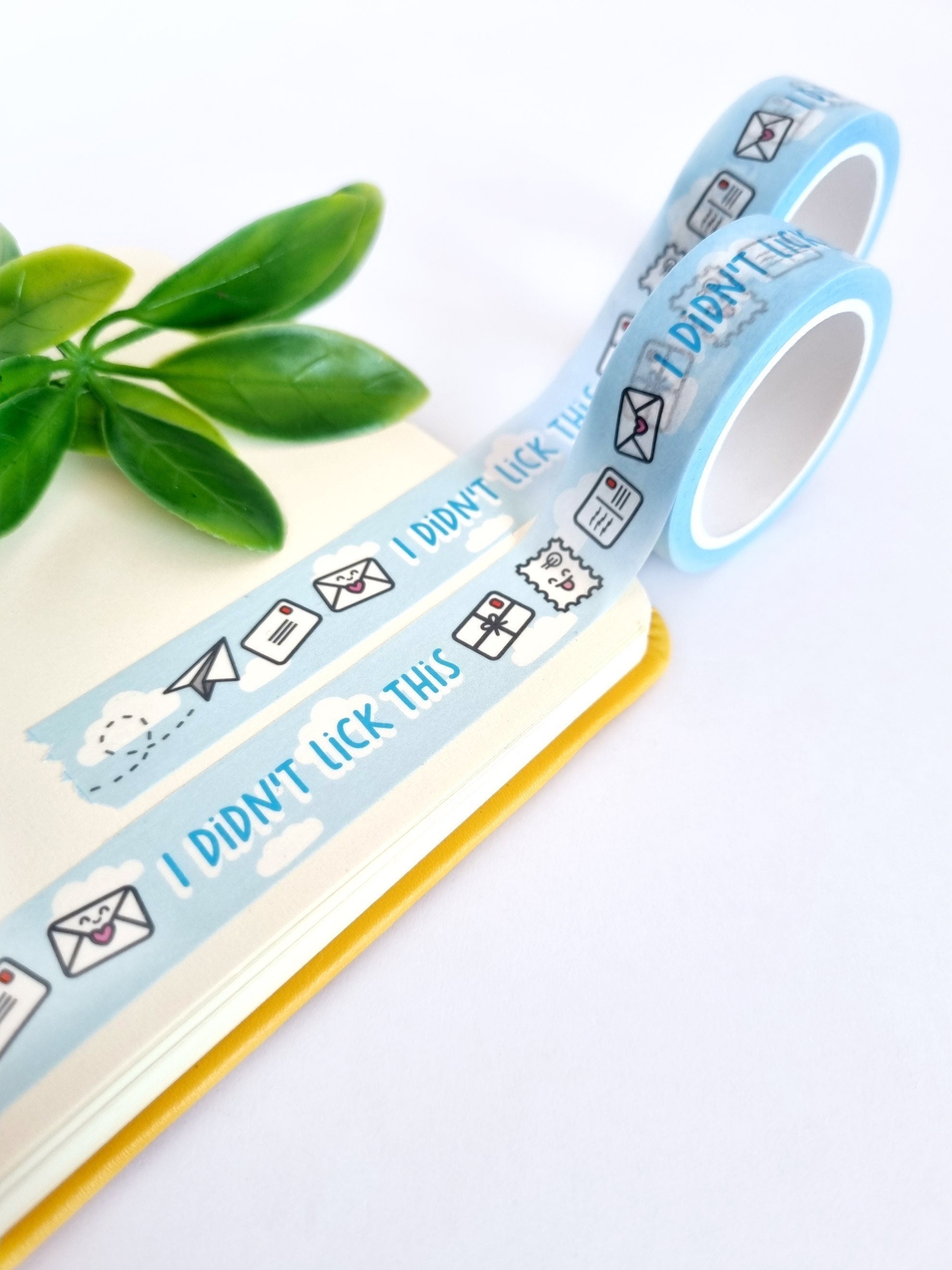 Hello Happy Mail Washi Tape, Neutral Colour Decorative Tape 