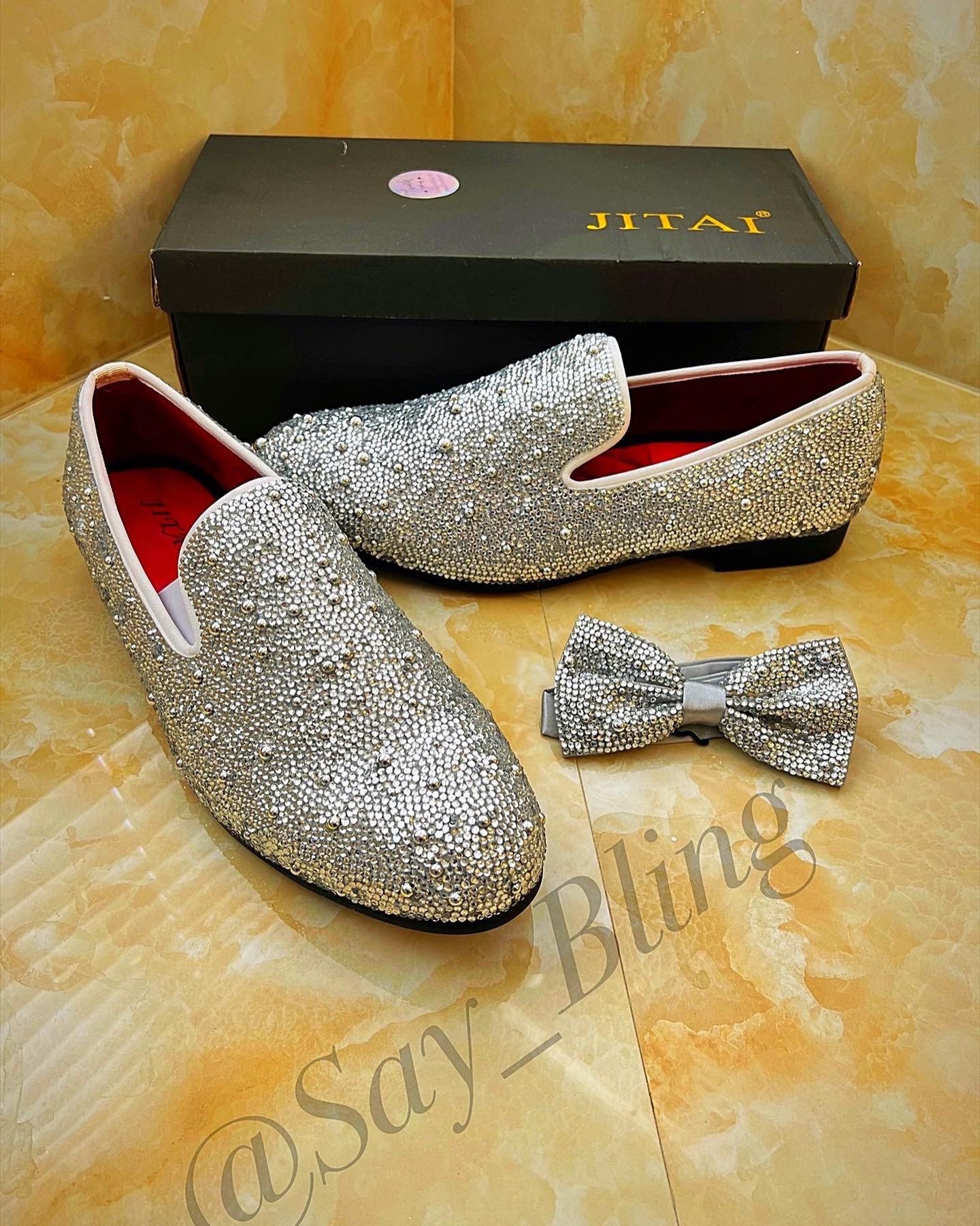 blinged out bow tie