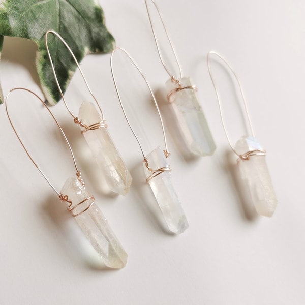 Angel Aura Baubles | Crystal Christmas Decorations | White Hangings | Unique Decor