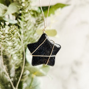 Crystal Star Baubles - Christmas Tree Hangings - Alternative Festive Decor