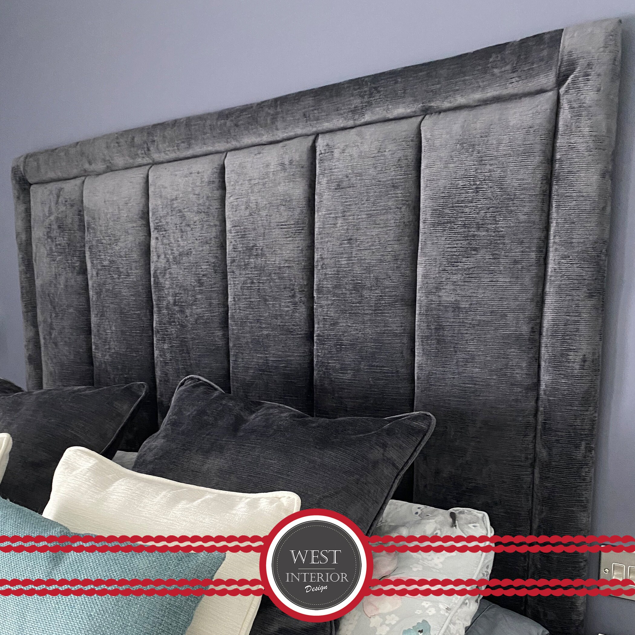 Laura Ashley Fluted Headboards. Double, King and Super King. Dalton