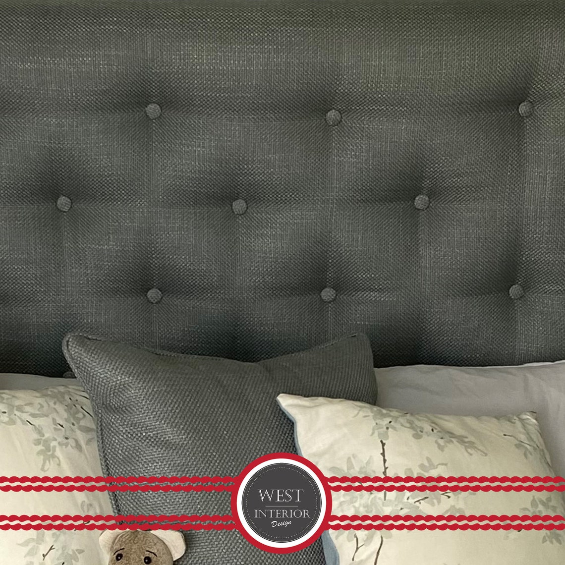 Laura Ashley Tufted Headboards. Double King and Super King. Etsy