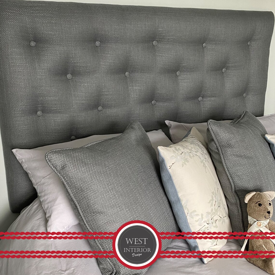 Laura Ashley Tufted Headboards Double King And Super King Etsy de