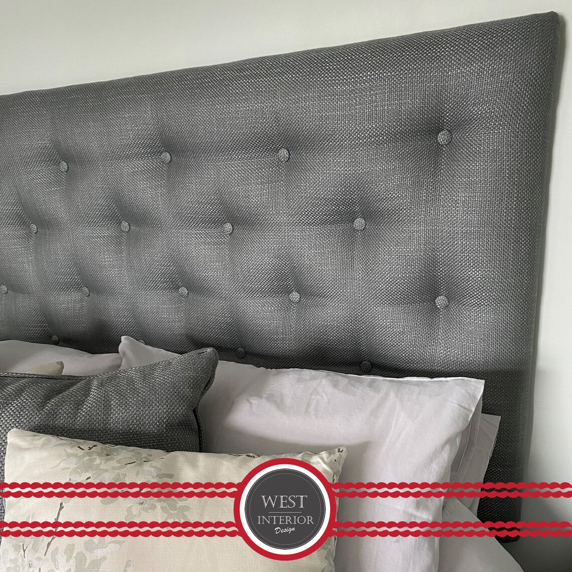 Laura Ashley Tufted Headboards Double King And Super King Etsy de