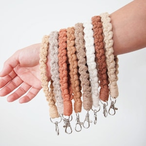 Armband Schlüsselanhänger/Makramee Schlüsselanhänger/Boho Style/Makramee Schlüsselanhänger