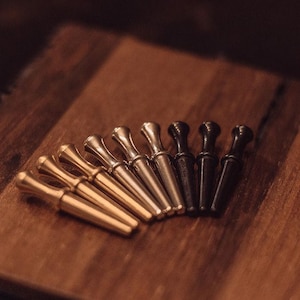 Piquets de cribbage en métal de qualité supérieure – Lot de 9