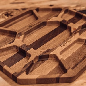 Handmade Wooden Rummoli Board – Heritage Series | Luxury Game Board