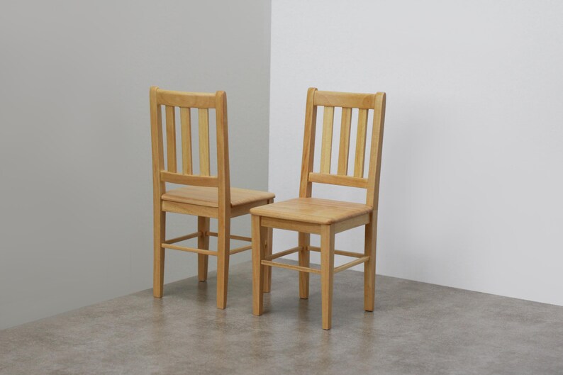 Chaise de cuisine à l'échelle 1/6, chaise de maison de poupée, meubles miniatures, peinte écologique image 3