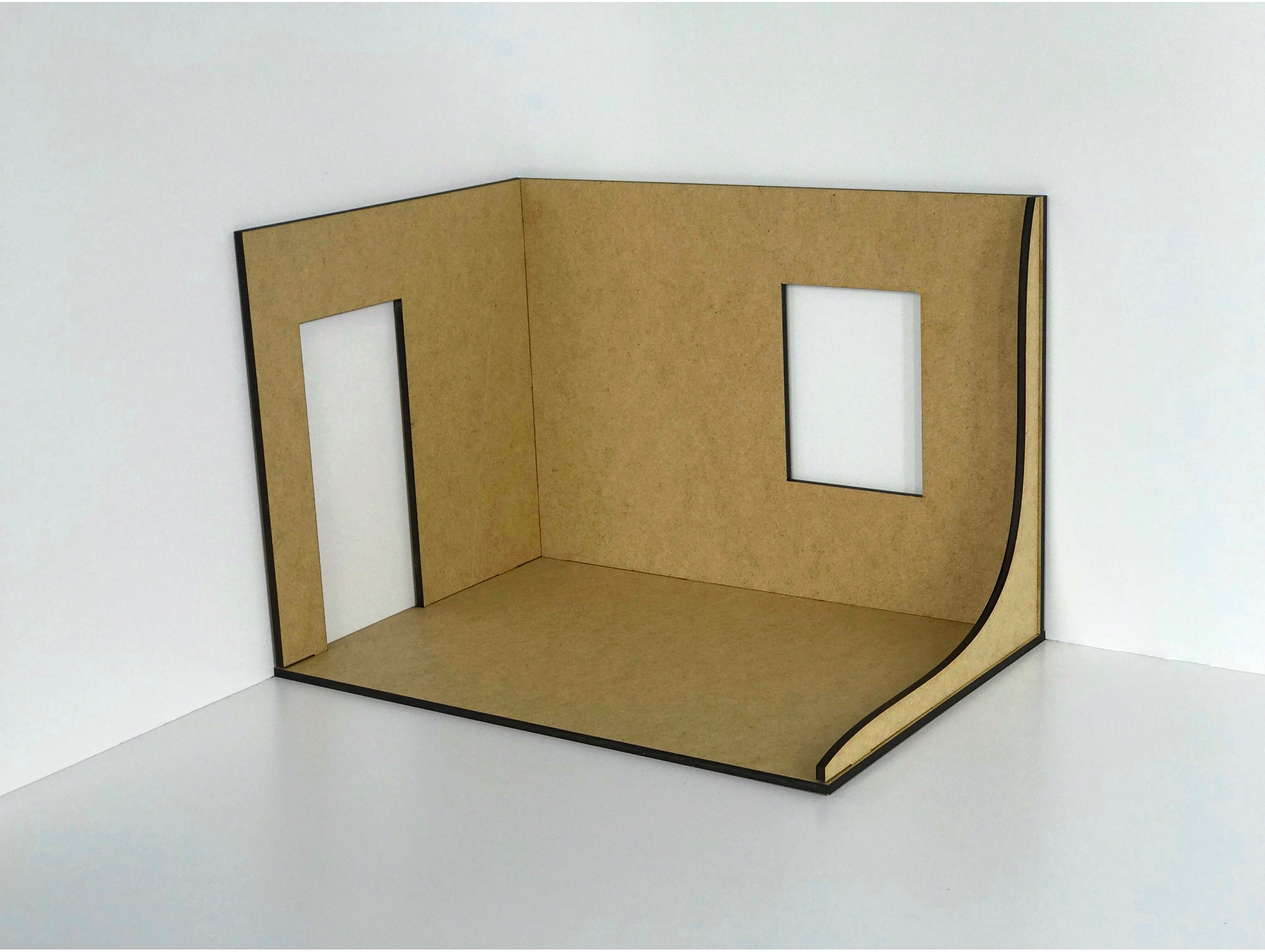 Pannello Porta Ascensore In Miniatura Scala 1/12 Per Casa Delle Bambole - Fatto A Mano USA