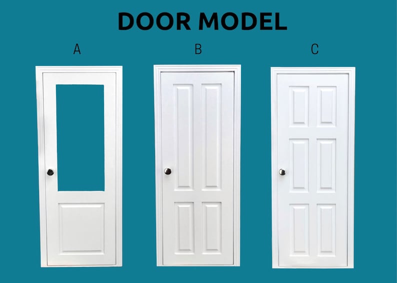 Dollhouse for 12 Inch Doll 1/6 Scale Diorama Box Kit White Etsy