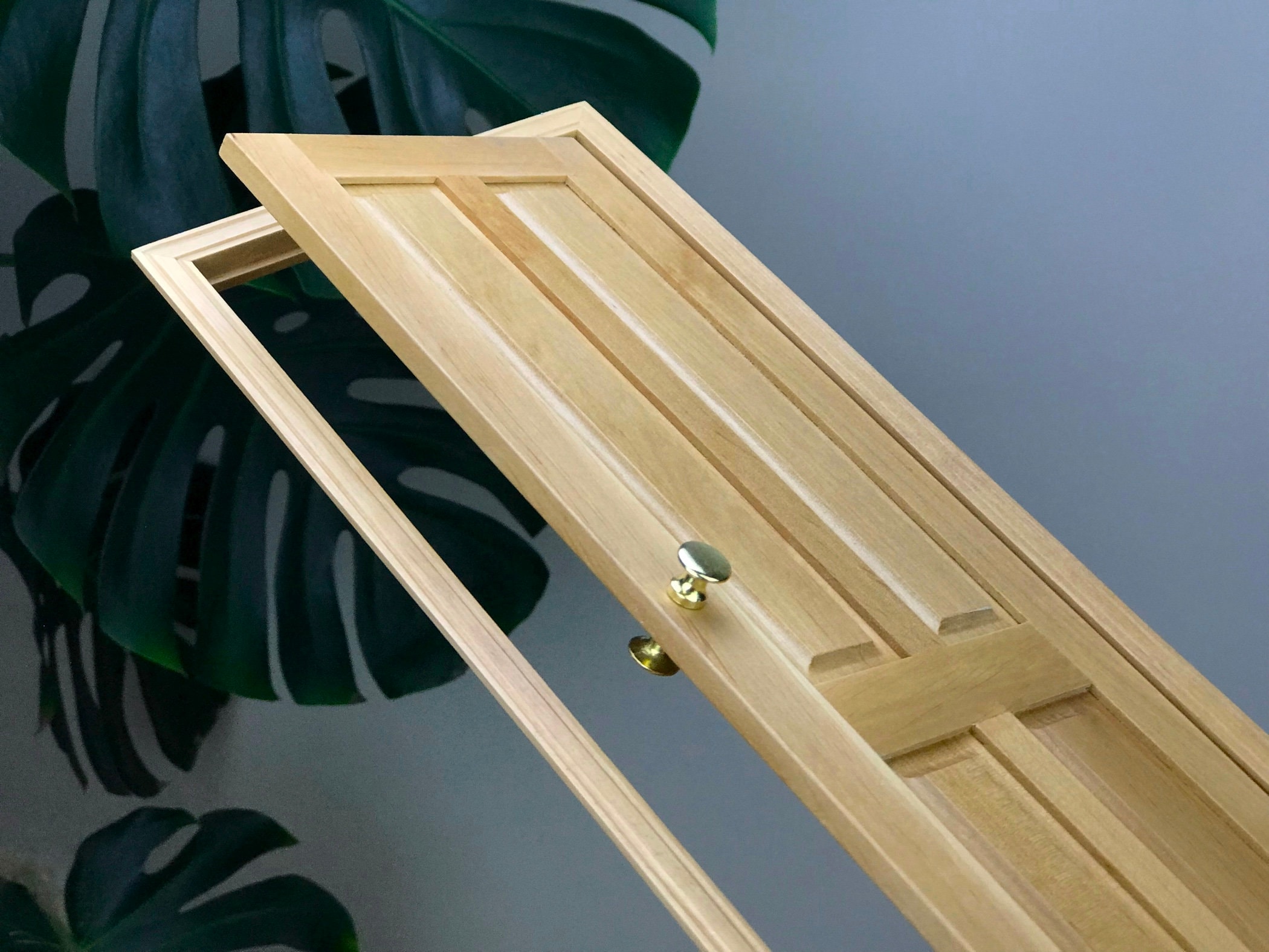 1/6 Scale Dollhouse Internal 4 Panel Door DIY Accessory - Etsy