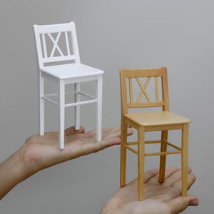 1/6 scale Dollhouse Pub chair, mini furniture