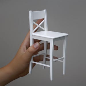 1/6 scale Dollhouse Bar chair, mini furniture
