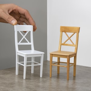 1/6 scale kitchen chair, dollhouse chair, dining miniature chair