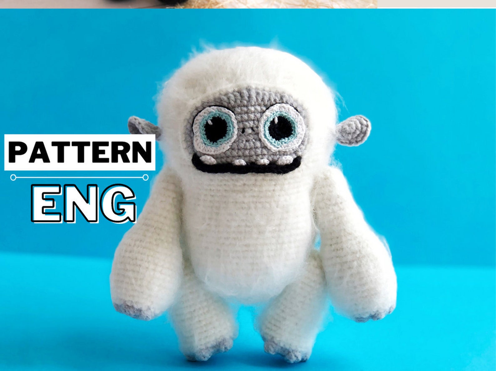 Crochet pattern yeti everest PDF Etsy