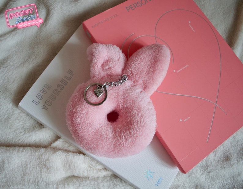 BTS BT21 Cooky Donut keychain plush accessories Bangtan Boys Etsy