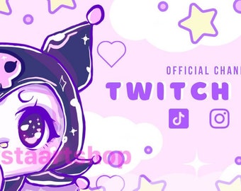 Twitch banner- Skull kitty