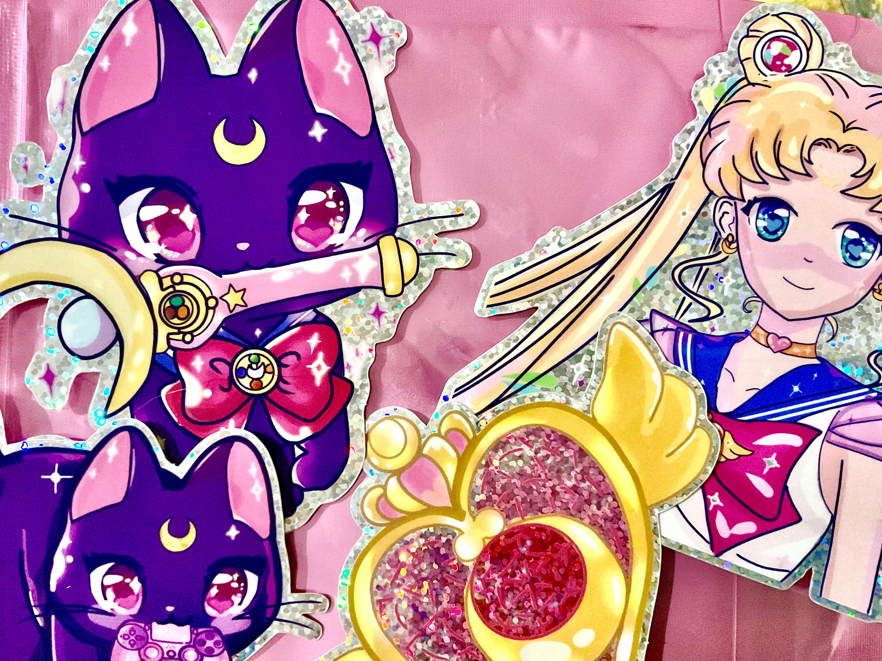 sailor moon sticker set etsy