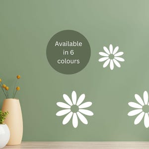 Schwarz / Rosa / Weiß Blumen Wand Aufkleber, Elegantes Blumen Wand Kunst Aufkleber | Abnehmbare Vinyl-Wand-Dekor für Schlafzimmer, Wohnzimmer, Kinderzimmer, Büro