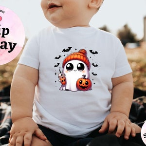 Cute Ghost Halloween, Halloween Ghost Toddler Shirt, Fall Baby Outfit, Cute Ghost Kids Shirt, Cute Ghost Halloween, Kids Halloween