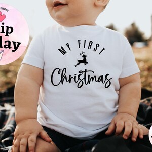 My First Christmas Baby Onesie®, Christmas Baby Outfit, Winter Baby Clothes, First Christmas Outfit, Christmas Bodysuit,Baby Christmas Shirt