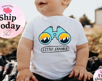 Little Explorer Baby Onesie®, Adventure Baby Bodysuit, Cute Adventure Bodysuit, Adventure Natural Baby Onesie®, Travel Baby Gift, Camping