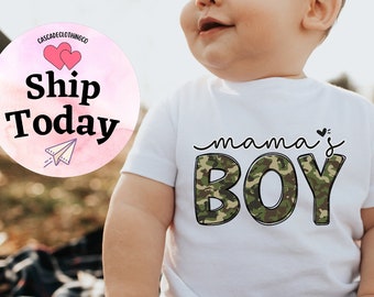 Mama's Boy Bodysuit, Mama's BoyOnesie®®, Baby Boy Onesie®®, Mothers Day Gift, Baby Boy , Kid Shirt, GIft For Mom, Baby Shower Gift Onesie®®