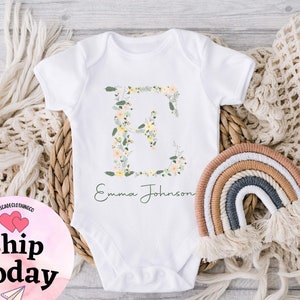 Monogram onesie girl online