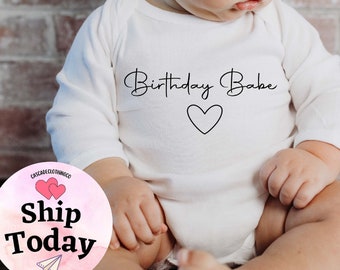 Birthday Babe Onesie®®, First Birthday Onesie®®, Birthday Babe tees, Birthday Babe Toddler tShirt, Kids Birthday, Boy Birthday, Girl Bday