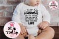I Just Did 9 Months On The Inside Baby Bodysuit, Newborn Baby Gift, Funny Baby Onesie®, Baby Shower Gift, Newborn Baby Gift, Baby Clothes
