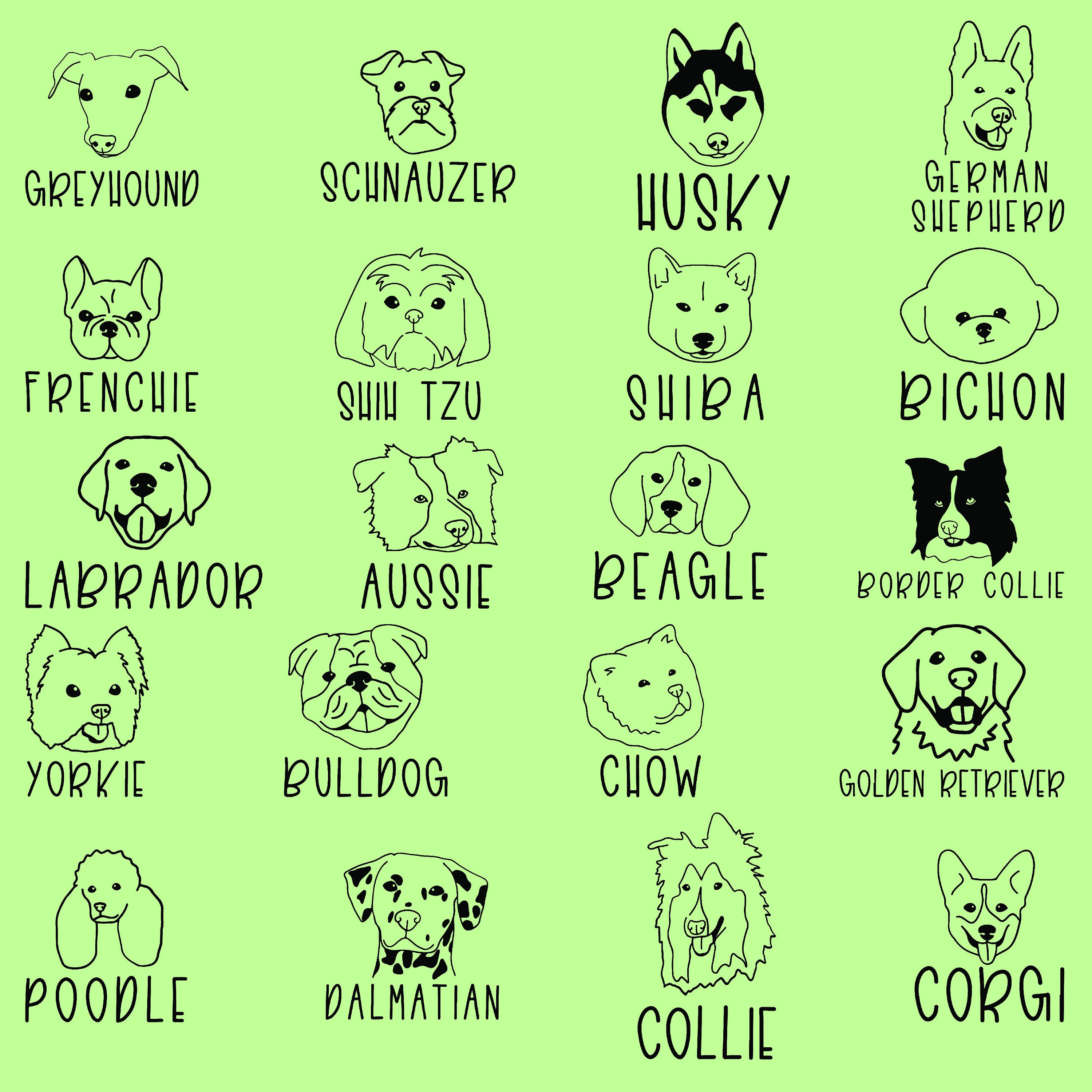 Protected by Dog Onesie® Custom Dog Breed Onesie® Etsy