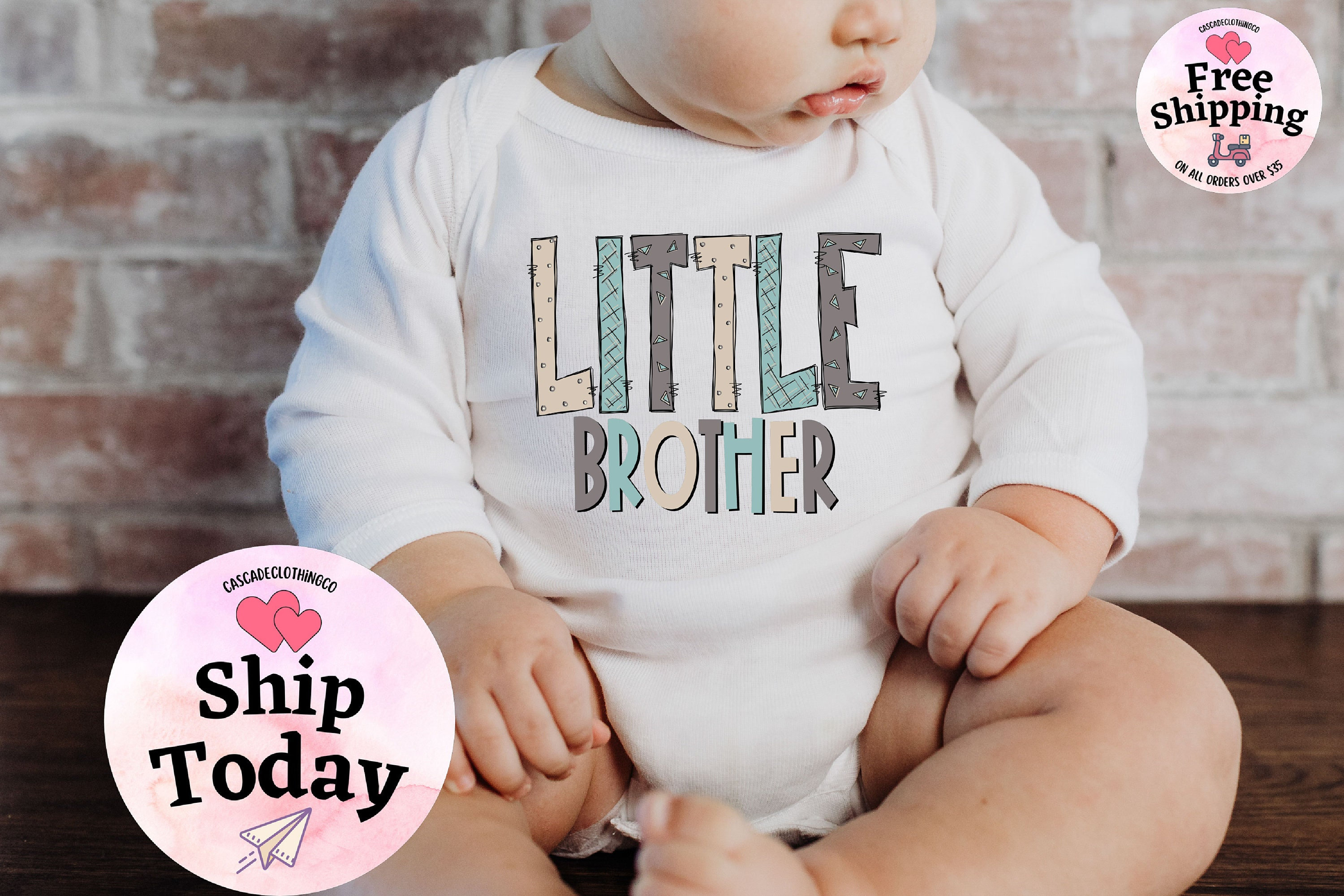 Little Brother Onesies Etsy Canada